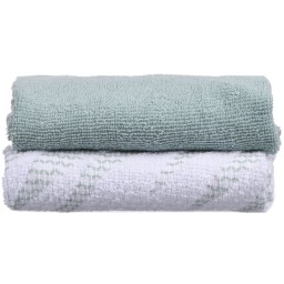 Ardesto სამზარეულოს პირსახოცი Kitchen towel set SuperSoft, 40x60cm, 2pcs, 100% cotton, turquoise-JUSTSHOP.GE-ზე