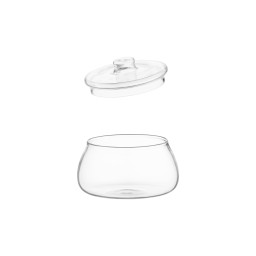 Ardesto საშაქრე Sugar bowl, 500ml, borosilicate glass, transparent-JUSTSHOP.GE-ზე