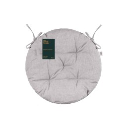 Ardesto სკამის ბალიში Sitpad Oliver, 40cm, 100% cotton, filling: 50% holofiber, 50% pp, gray-JUSTSHOP.GE-ზე
