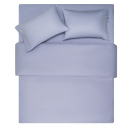 Ardesto თეთრეულის ნაკრები Bedding set 1.5 Mix&Match, sateen, duvet cover 160x220cm, bed sheet 180x240cm, pillowcases (2) 50x70cm, 100% cotton, light gray-JUSTSHOP.GE-ზე