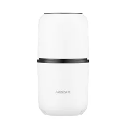 Ardesto ყავის საფქვავი сoffee grinder rotary 150W, grain volume-80g,plastic, white-JUSTSHOP.GE-ზე