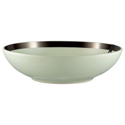 Ardesto წვნიანის თეფში Soup plate Liguria, 20cm, ceramics, green