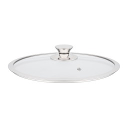 Ardesto თავსახური Lid Gemini, 26cm, heat-resistant glass, stainless steel-JUSTSHOP.GE-ზე