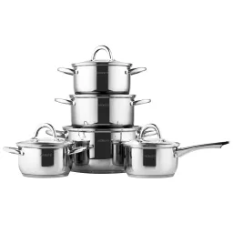 Ardesto ქვაბების ნაკრები Cookware set Gemini Gourmet Andria, 10pcs, stainless steel