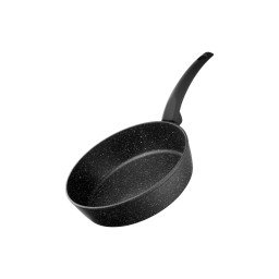 Ardesto ტაფა Deep Fry pan with lid Gemini Gourmet Viareggio, 24cm, aluminium, black