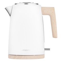Ardesto ელექტრო electric kettle EKL-F420WWD, 1.7L, metal, matte, Strix, white-JUSTSHOP.GE-ზე