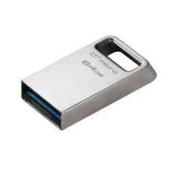 DTMC3G2/64GB Kingston 64GB USB 3.2 Gen1 DT Micro R200MB/s Metal-JUSTSHOP.GE-ზე