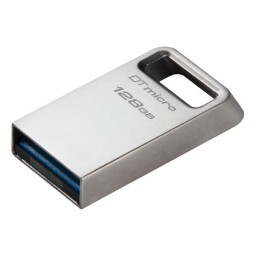 Kingston 128GB USB 3.2 Gen1 DT Micro R200MB/s Metal-JUSTSHOP.GE-ზე