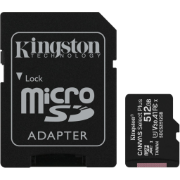 Kingston მეხსიერების ბარათი microSD 512GB C10 UHS-I U3 A1 R100/W85MB/s + SD-JUSTSHOP.GE-ზე