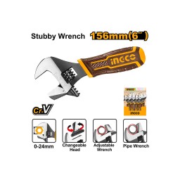 Ingco ხელითრეგულირებადი ქანჩის მოსახსნელი 2in1 (HADWS088)