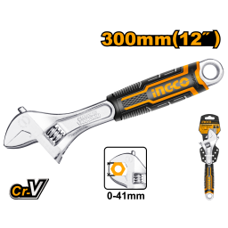 Ingco ქანჩის გასაღები ხელით-გასახსნელი 12 (HADW131128)