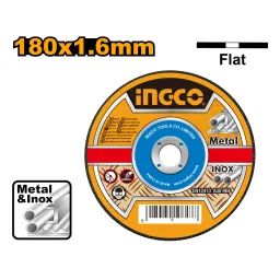 Ingco აბრაზიული მეტალის საჭრელი დისკი 180x1.6 (MCD301802)-JUSTSHOP.GE-ზე