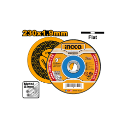 Ingco მეტალის საჭრელი აბრაზიული დისკი 230მმX1.9მმX22.2მმ (MCD302303)-JUSTSHOP.GE-ზე