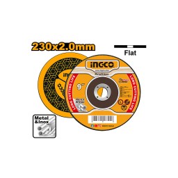 Ingco მეტალის საჭრელი აბრაზიული დისკი 230მმX2.0მმ (MCD202303)-JUSTSHOP.GE-ზე