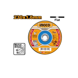 Ingco მეტალის საჭრელი აბრაზიული დისკი 230მმX1.6მმ (MCD162301)-JUSTSHOP.GE-ზე