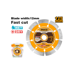 Ingco საჭრელი რგოლი (ალმასის) კბილანებით 125მმ (DMD011251)-JUSTSHOP.GE-ზე