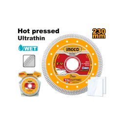 Ingco ულტრათხელი ალმასის საჭრელი რგოლი 230X22.2MM (DMD082301HT)-JUSTSHOP.GE-ზე