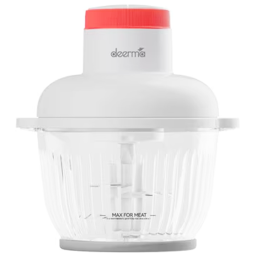 Deerma ჩოპერი chopper, mains powered, 300 W, speed adjustment, 2 l bowl, bowl material: glass, body material: plastic, white-JUSTSHOP.GE-ზე