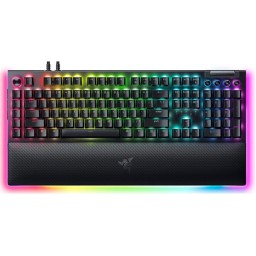 Razer კლავიატურა Keyboard BlackWidow V4 Pro RGB 104key Green Switch USB EN, black