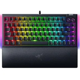 Razer კლავიატურა Keyboard BlackWidow V4 75% RGB 83key Mechanical Tactile Switch GEN-3 USB EN, black-JUSTSHOP.GE-ზე