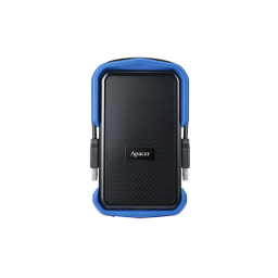 Apacer 2.5 USB გარე მყარი დისკი 3.1 1TB AC631 IP55 Black/Blue-JUSTSHOP.GE-ზე