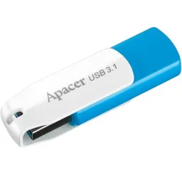 Apacer USB ფლეშ მეხსიერაბის ბარათი 128GB USB 3.1 Type-A AH357 Blue/White