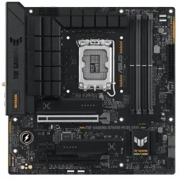 ASUS დედა დაფა Motherboard TUF GAMING B760M-PLUS WIFI s1700 B760 4xDDR5 M.2 HDMI DP Wi-Fi BT mATX-JUSTSHOP.GE-ზე