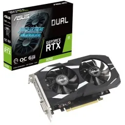 ASUS ვიდეო ბარათი (დაფა) Graphic Card GeForce RTX 3050 6GB GDDR6 DUAL OC DUAL-RTX3050-O6G-JUSTSHOP.GE-ზე