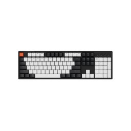 Keychron კლავიატურა C2 104Key, Gateron G Pro Blue, Hot-Swap, USB-A, EN/UKR, RGB, Black