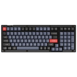 Keychron კლავიატურა V5 100Key, K Pro Brown, Hot-Swap, QMK, USB-A, EN/UKR, RGB, Frosted