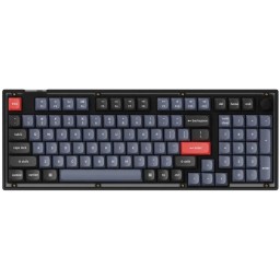 Keychron კლავიატურა V5 100Key, K Pro Red, Hot-Swap, QMK, Knob, USB-A, EN/UKR, RGB, Fros
