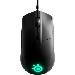SteelSeries მაუსი Mouse Rival 3, RGB, USB-A, black