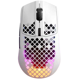 SteelSeries მაუსი Mouse Aerox 3, RGB, USB-A/WL/BT, Snow