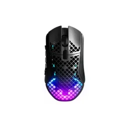 SteelSeries მაუსი Mouse Aerox 9, RGB, USB-A/WL/BT, black