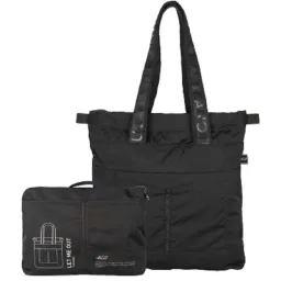 Tucano ხელჩანთა LET ME OUT SHOPPER BAG FOLDABLE, BLACK-JUSTSHOP.GE-ზე
