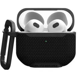 UAG ყურსასმენის ქეისი Airpods 3rd Gen Metropolis - Black-JUSTSHOP.GE-ზე