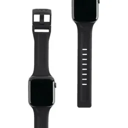 UAG სმარტ საათის სამაჯური Watch 41/40/38 Scout Strap- Black Silicone-JUSTSHOP.GE-ზე