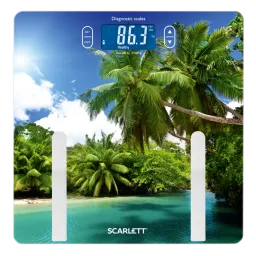 Scarlett იატაკის სასწორი Bathroom scale SC-BS33ED12 -JUSTSHOP.GE-ზე