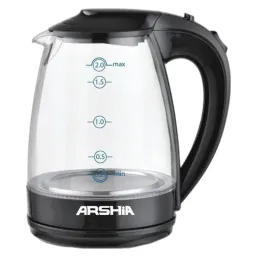 ჩაიდანი ელექტრო 2000ვტ 2000მლ შავი GK110-2897 26393 ARSHIA