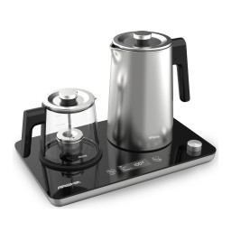 ჩაიდანი სადგამით ელექტრო 1.7ლ 1ლ 2000ვტ 2/1-ში T050-3067 27184 ARSHIA 