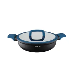 ტაფა-ქვაბი გრანიტის შავი/ლურჯი CO135-3107 32სმ 26540 ARSHIA-JUSTSHOP.GE-ზე