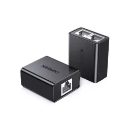 RJ45 ადაპტერი UGREEN CM210 (50923) RJ45 Splitter Adapter, 2 Pack, Black-JUSTSHOP.GE-ზე