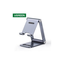 მობილურის დამჭერი UGREEN LP263 (80708), Aluminum Adjustable Desk Phone Holder, Grey-JUSTSHOP.GE-ზე