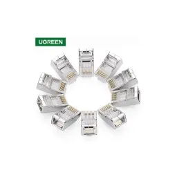 ქსელის კაბელის კონექტორი UGREEN NW111 (50248) Connector Cat6 Shielded Crystal Head 100 Pack-JUSTSHOP.GE-ზე
