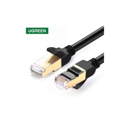 ქსელის კაბელი UGREEN NW107 (11269) Cat7 Patch Cord STP Ethernet Lan Cable 2m (Black)-JUSTSHOP.GE-ზე