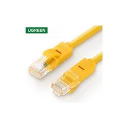 ქსელის კაბელი UGREEN NW103 (11230) Cat5e Patch Cord UTP Lan Cable 1m (Yellow)-JUSTSHOP.GE-ზე
