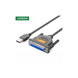 პრინტერის კაბელი UGREEN US167 (20224) USB to DB25 Parallel Printer Cable 2m-JUSTSHOP.GE-ზე