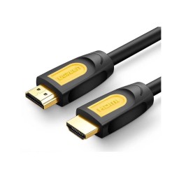 HDMI კაბელი UGREEN HD101 (10129) Round HDMI Cable 2m (Yellow/Black)