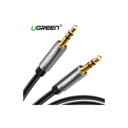 აუდიო კაბელი UGREEN AV119 (10732), 3.5mm Male to 3.5mm Male Cable, 0.5m, Black