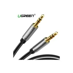 აუდიო კაბელი UGREEN AV119 (10732), 3.5mm Male to 3.5mm Male Cable, 0.5m, Black